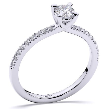 Engagement Ring AA405, White 1